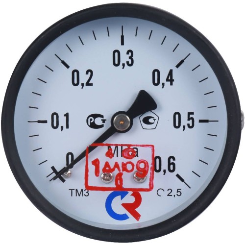 Манометр осевой диаметр 63мм 0-10 кгс/см2 (0-1,0 МПа) G1/4" ТМ-310Т.00 Росма 00000008922 в Уфе