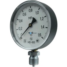 Манометр радиальный диаметр 160мм 0-40 кгс/см2 (0-4,0 МПа) М12х1,5 МТ-160 Багория