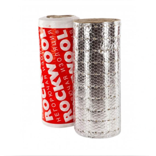 Рулон минеральная вата 70х1000-2 ROCKWOOL WIRED MAT 105 ALU 1 в Уфе
