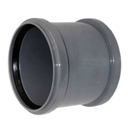 Муфта НПВХ (ПВХ) ремонтная Дн 110 серая безнапорная в/к ТУ 6-49-33-92 Агригазполимер в Уфе