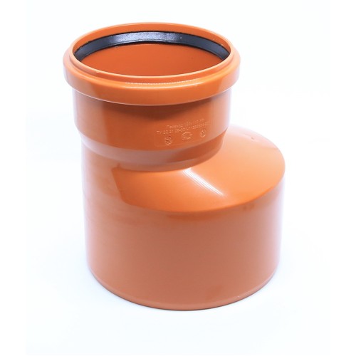 Переход НПВХ (ПВХ) с раструбом Дн 160-110 коричневая безнапорный в/к Хемкор в Уфе