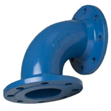 Отвод фланцевый ОФ Ду-200 45 градусов (L=180) ВЧШГ с ЦПП цинк+AL ГОСТ ISO 2531-2012