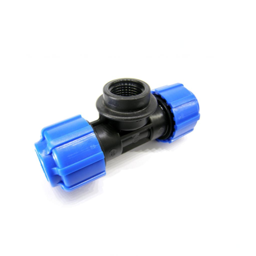 Тройник ПЭ компрессионный Дн 25-1 1/4"-25 Ру-16 НР (НАР) VALFEX в Уфе