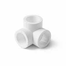 Угольник PP-R тройной серый Дн 20 Wavin Ekoplastik