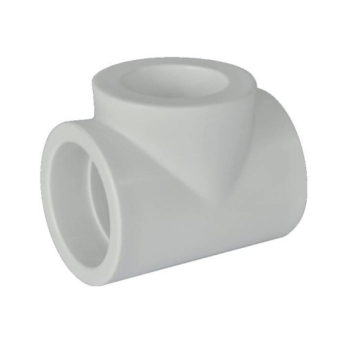 Тройник PP-R редукционный Дн 63-40-63 белый Pro Aqua в Уфе