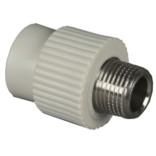 Муфта PP-R комбинированная серая НР (НАР) Дн 50-1 1/2" Wavin Ekoplastik в Уфе