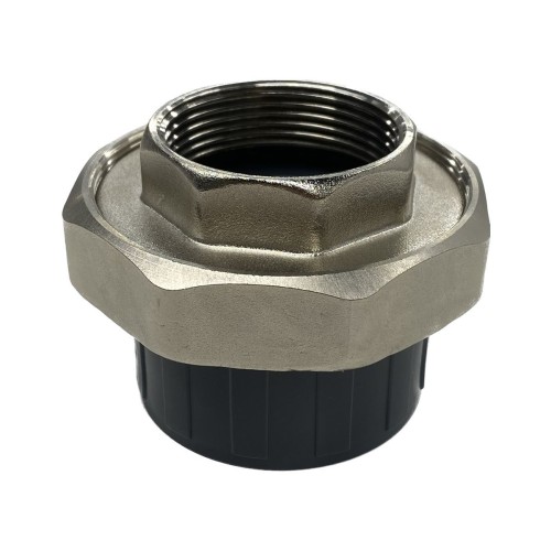 Муфта ПВХ под клеевое соединение Дн 63х2" серая разъемная ВР Aquaviva AQVBBD63F в Уфе