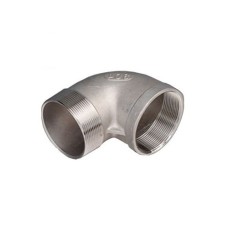 Отвод нержавеющий резьбовой НР-ВР Ру 16 AISI 304 25 мм 1"