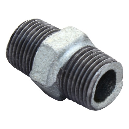 Ниппель чугунный оцинкованный НР Fittex PLUS 40 мм 1 1/2" ГОСТ 8958-75