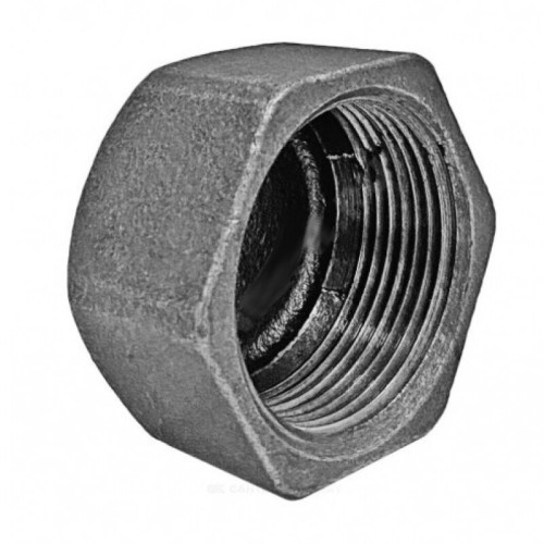 Заглушка чугунная торцевая оцинкованная ВР (ВН) 25 мм 1" ГОСТ 8963-75