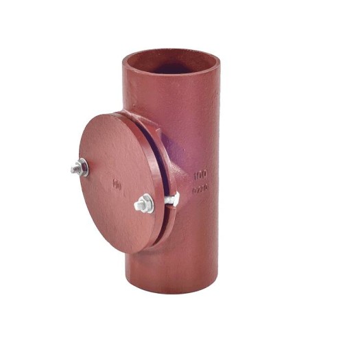 Ревизия чугунная SML Ду-100 с круглой крышкой безраструбная Китай в Уфе