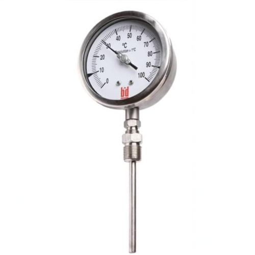 Термометр биметаллический радиальный Ру 25 ТБП-Р ЗТП 100х100 мм 1/2" в Уфе