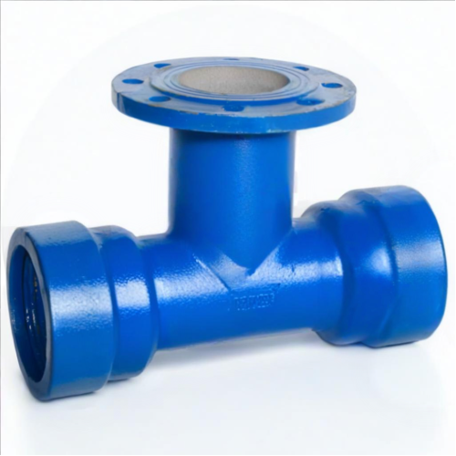 Тройник раструб-фланец ТРФ Ду 200-200 Тайтон ВЧШГ с ЦПП цинк+AL ГОСТ ISO 2531-2012 в Уфе