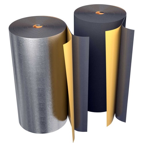 Рулон из вспененного полиэтилена 5/1,0-20 (Т<95°C) самокл с фольг чёрн Energoflex BLACK STAR DUCT AL в Уфе
