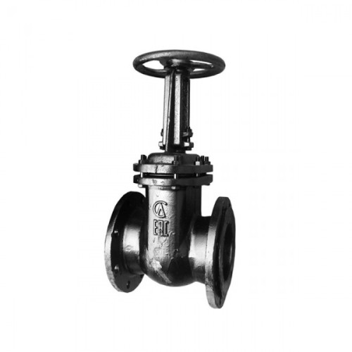 Задвижка клиновая чугунная фланцевая с выдвижныи шпинделем Ру 10 30ч6бр 200 мм