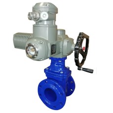 Задвижка чугунная с электроприводом AUMA E2 4000ELE2 150х210 мм