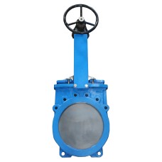 Задвижка шиберная двусторонняя с невыдвижным штоком Ду-1000 Ру-3 с редуктором под электропривод ISO2 F14 (Т<110°С) Benarmo