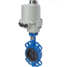 Затвор с чугунным диском и электроприводом межфланцевый 1,6 МПа EPDM ЗПФ GG25 ЛАЗ 65х43 мм