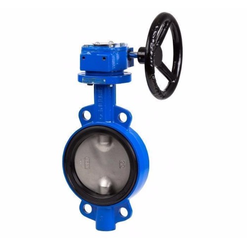 Затвор с чугунным диском и редуктором фланцевый 1,6 МПа EPDM Benarmo 350х190 мм в Уфе