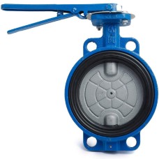 Затвор ручной с чугунным диском и рукояткой межфланцевый 1,6 МПа EPDM Genebre 2103 GG20 Genebre 100 мм